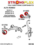 Front NedreLenkearm Bak Foring 54mm SPORT