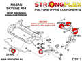 Front NedreLenkearm Mot Kaross Foring GT-R