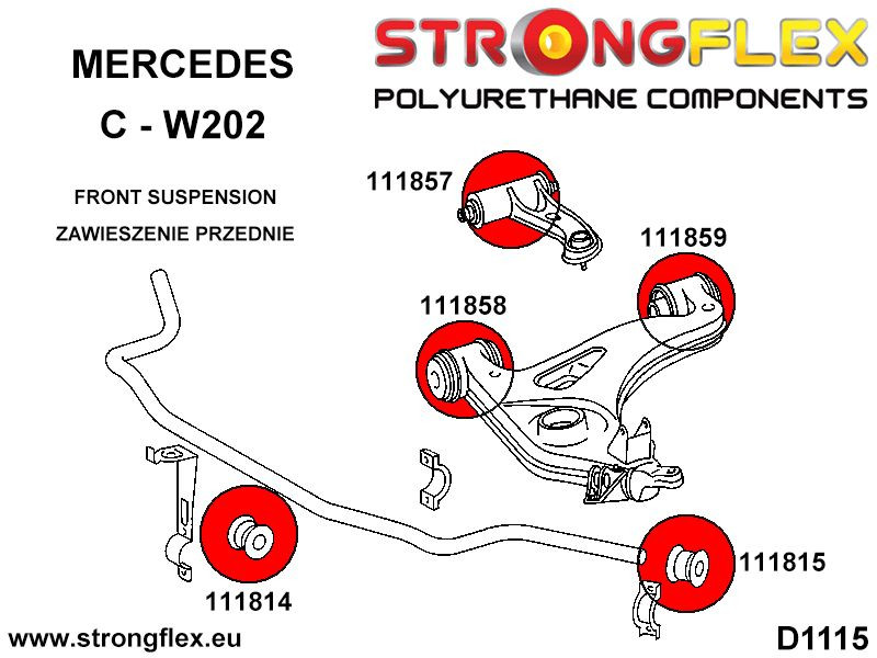 Front Krengningshemmere- Ytre Foring SPORT