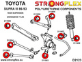 Toyota Supra MK3 Bak Suspensjon Bøssesett SPORT