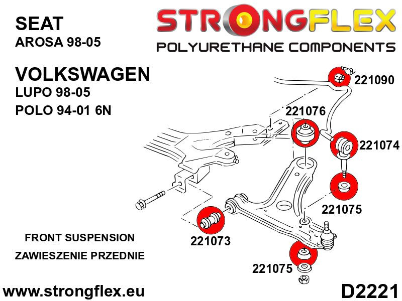 Front NedreLenkearm - Front Foring SPORT