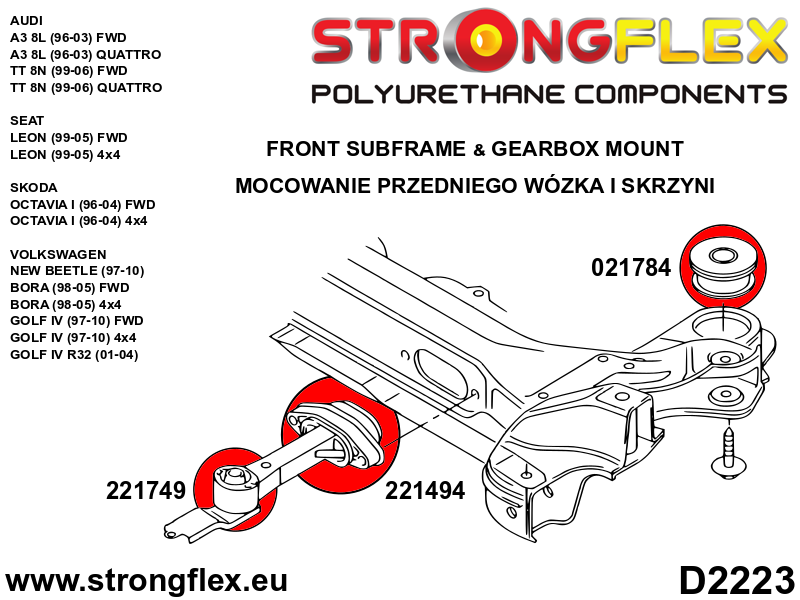 Front Subframe Foring SPORT