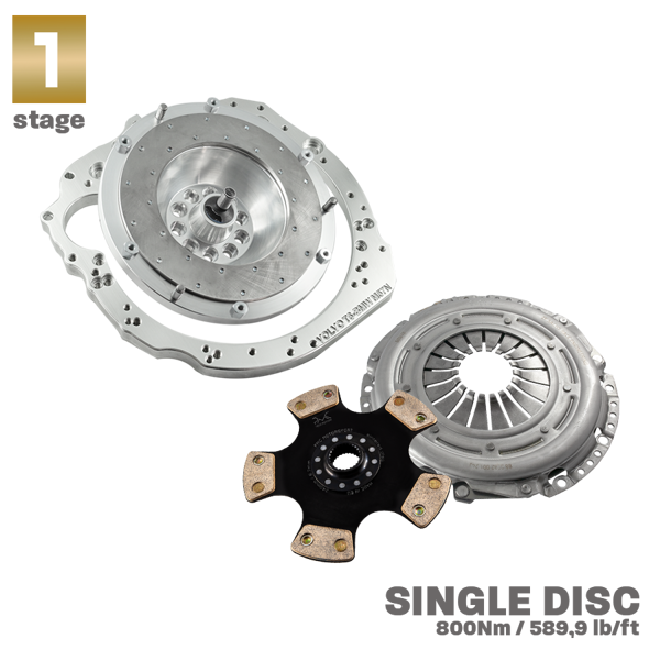 Adapter kit Volvo "Hvit" motor - BMW ZF GS6-53DZ Girkasse