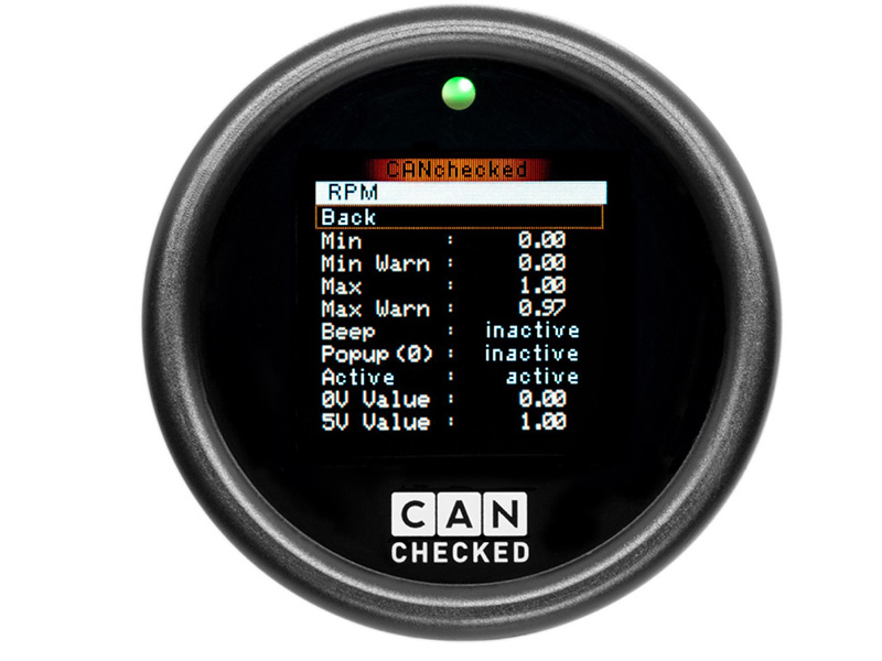 CANChecked 52mm MålerMFD15 GEN2 (Lambda sensor bundle)