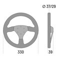 Sparco R383 Ratt Semsket skinn
