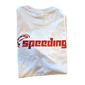 Speeding T-shirt hvit medium