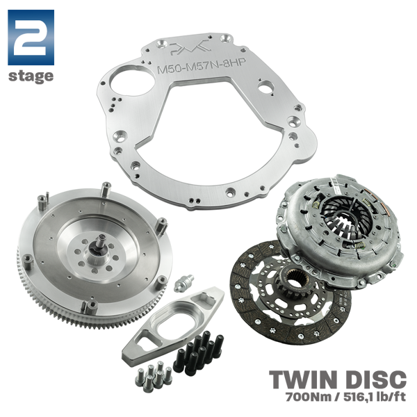 Trinn 2 BMW M50 M52 M54 S50 S52 S54 - BMW M57N HGU - 215 mm / 8,46"