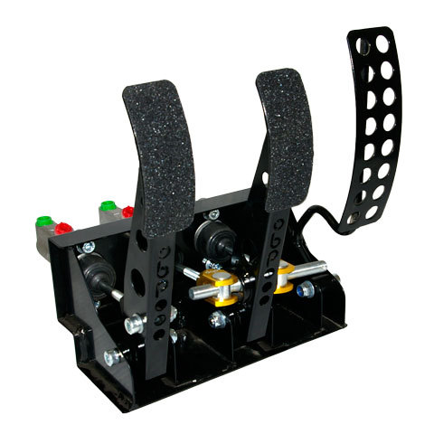 OBP Gulvmontert pedalstativ 3 pedaler 3x hovedsylindere V1