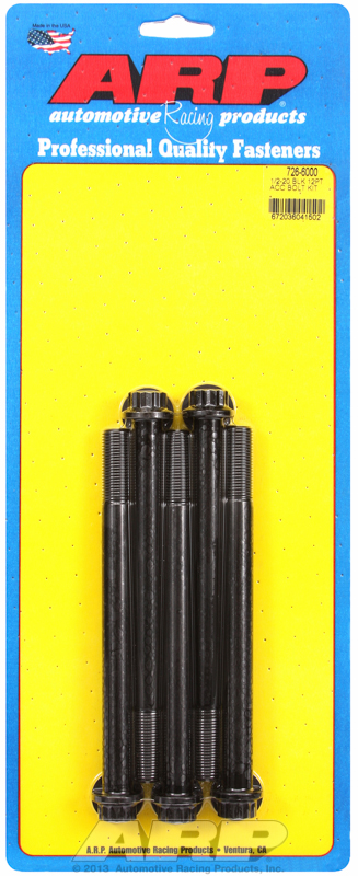 ARP Bolt Kit 1/2-20 x 6.000 Black Oxide 12PT