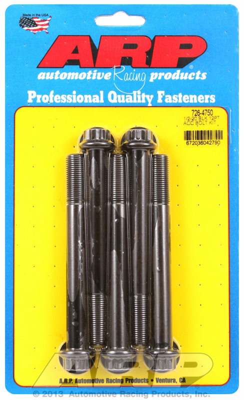 ARP Bolt Kit 1/2-20 x 4.750 Black Oxide 12PT