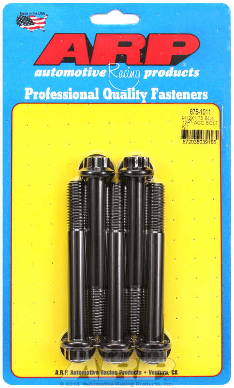 ARP Bolt Kit M12 X 1.75 X 100 Black Oxide 12PT