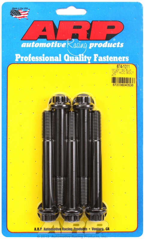 ARP Bolt Kit M12 x 1.50 x 100 Black Oxide 12PT