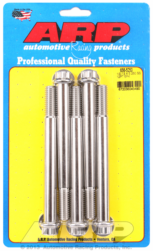 ARP Bolt Kit 1/2-13 x 5.250 SS 12PT
