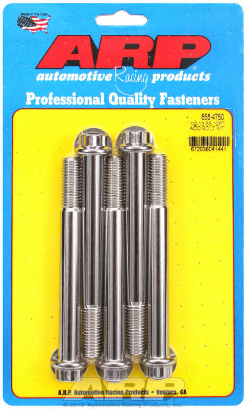 ARP Bolt Kit 1/2-13 x 4.750 SS 12PT
