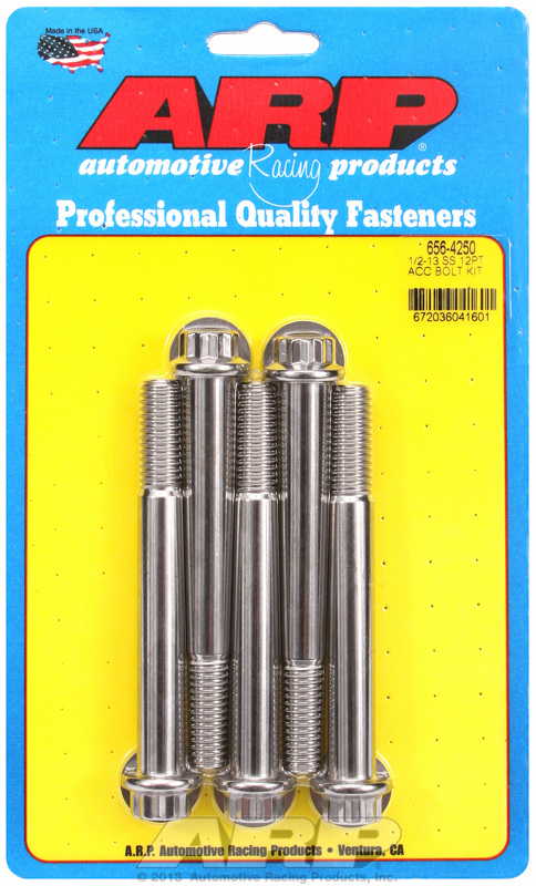ARP Bolt Kit 1/2-13 x 4.250 SS 12PT