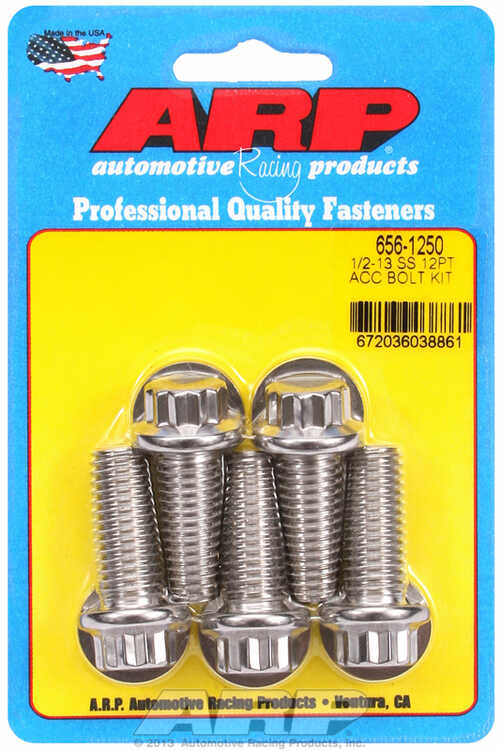 ARP Bolt Kit 1/2-13 x 1.250 SS 12PT