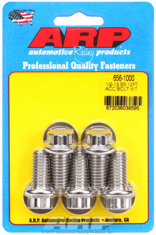 ARP Bolt Kit 1/2-13 x 1.000 SS 12PT