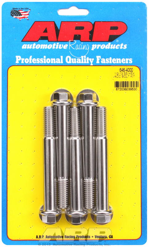 ARP Bolt Kit 1/2-13 x 4.000 SS Hex