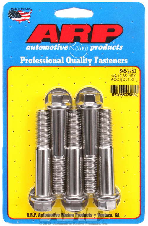 ARP Bolt Kit 1/2-13 x 2.750 SS Hex