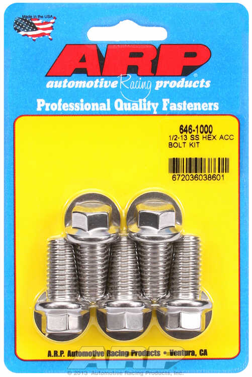 ARP Bolt Kit 1/2-13 X 1.000 SS Hex