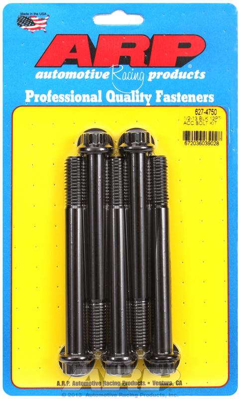 ARP Bolt Kit 1/2-13 x 4.750 Black Oxide 12PT