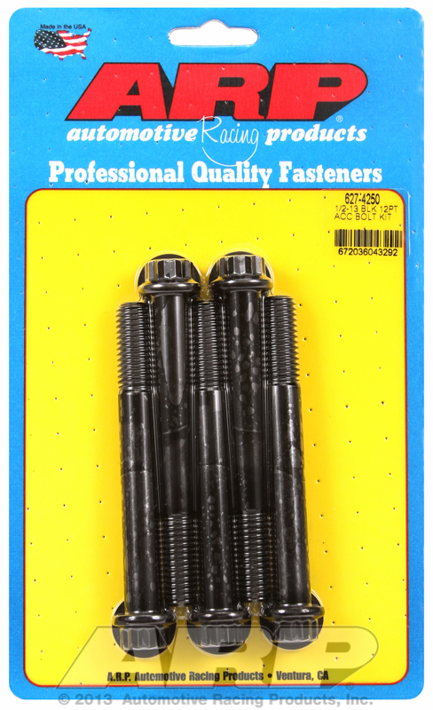 ARP Bolt Kit 1/2-13 x 4.250 Black Oxide 12PT