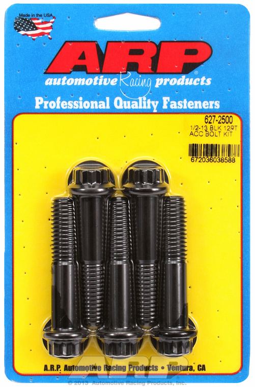 ARP Bolt Kit 1/2-13 x 2.500 Black Oxide 12PT
