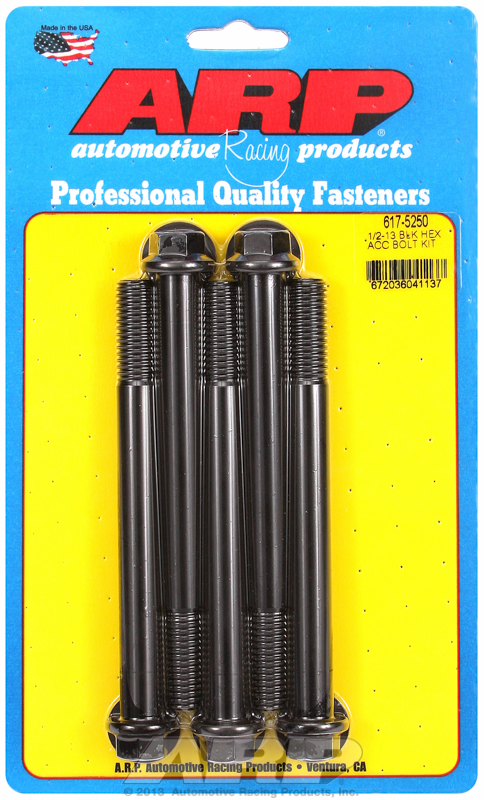 ARP Bolt Kit 1/2-13 x 5.250 Black Oxide Hex