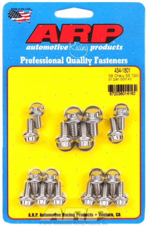 SB Chevy SS 12pt oil pan bolt kit