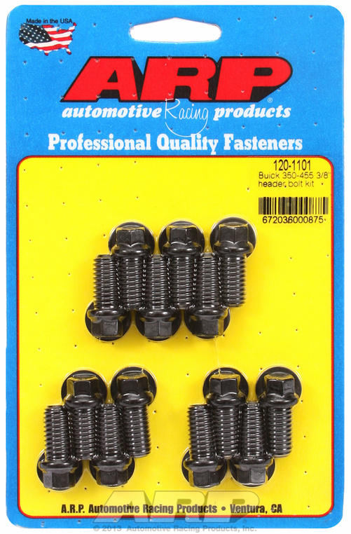 Buick 350-455 3/8" header bolt kit