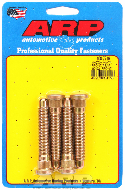 Mazda Miata front/rear '90-93 front only '94-05 wheelstud(4)