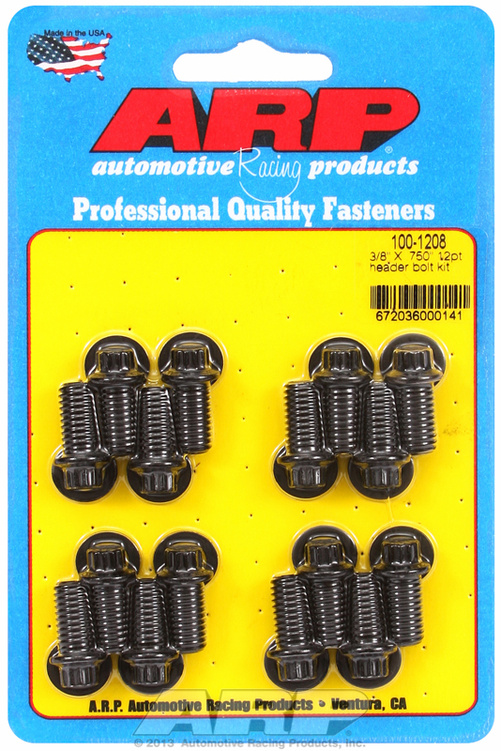 "3/8 X .750"" 12pt header bolt kit"