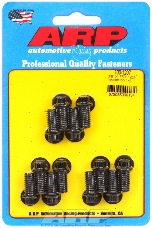 "3/8 X .750"" 12pt header bolt kit"