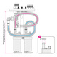 In-tank monteringssett bensinpumpe for E85 (dual pumps)