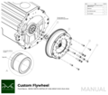 Adapter kit Ford Barra motor - BMW M57 Girkasse