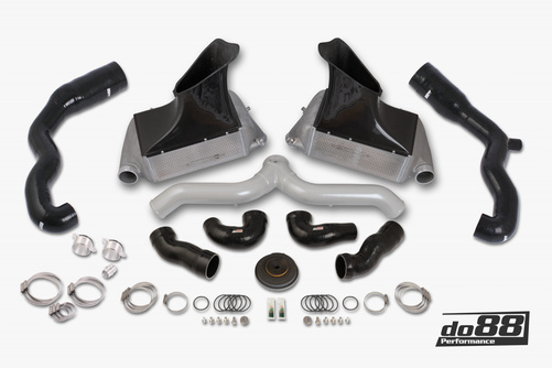 Porsche 911 Turbo (997.1) Intercooler Kit Silver Pipe