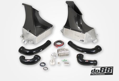 Porsche 911 Turbo (991) 2013- Intercooler kit MERA för OEM Y-Rör