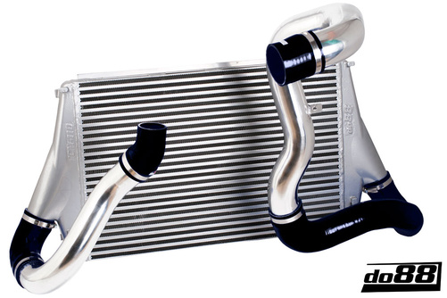 SAAB 9-3 2.8T V6 06-11 Intercooler Kit Svart slange