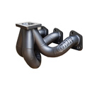 CMR Volvo 8V - 740/ 940 eksos manifold svart stål