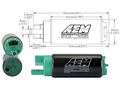 AEM Bensinpumpe 320L E85 (in tank)