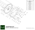 Adapter Kit BMW M60 - BMW N57N N57 ZF 8HP70