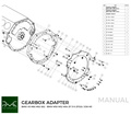 Adapterplate girkasse BMW V8 M60 M62 S62