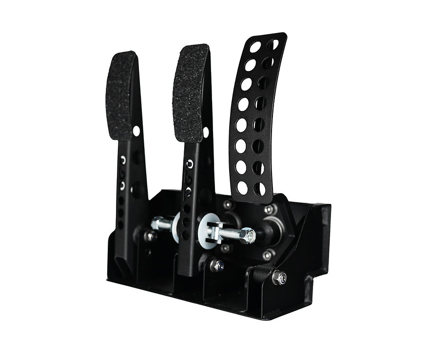 OBP Gulvmontert pedalstativ 3 pedaler 2x master sylindere (Wirekobling)