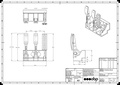 OBP Gulvmontert pedalstativ 3 pedaler 2x master sylindere (Wirekobling)