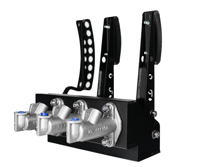 OBP Gulvmontert pedalstativ 3 pedaler 3x hovedsylindere V1