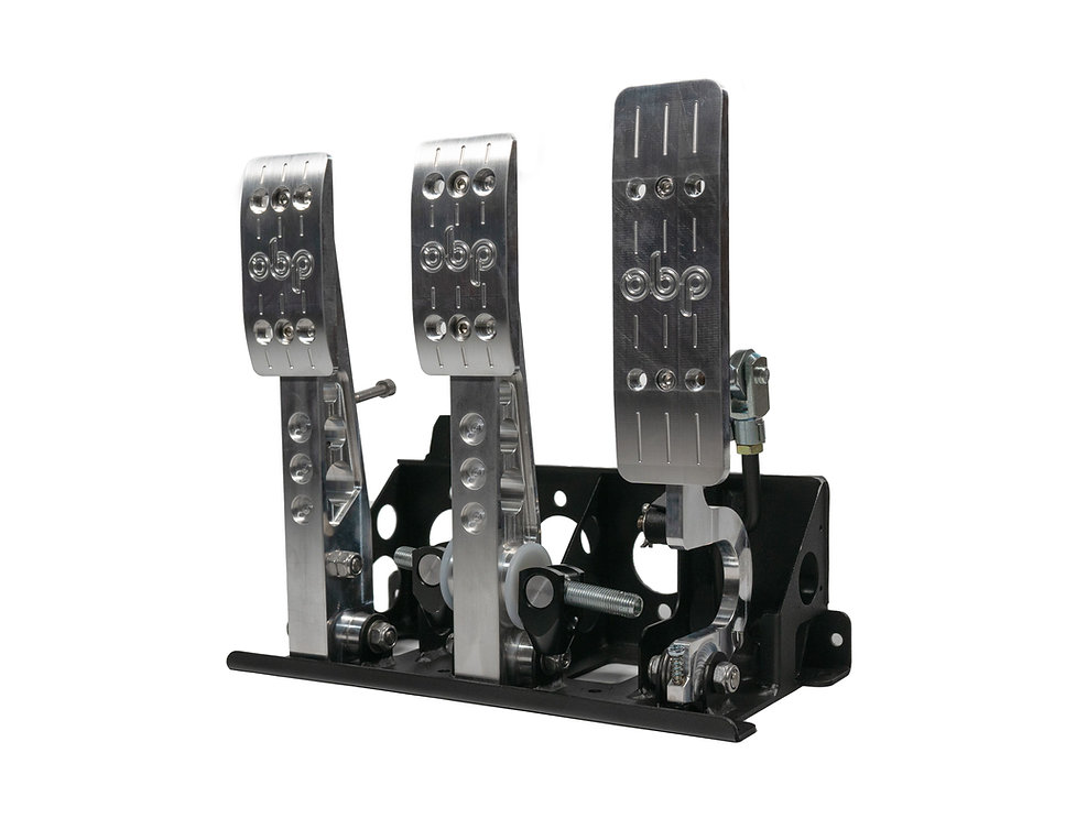 OBP Gulvmontert pedalstativ 3 pedaler PRO-Race V2