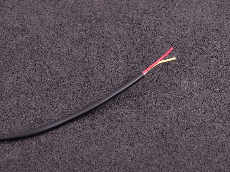 EGT kabel (2 ledere) svart KX-PVC