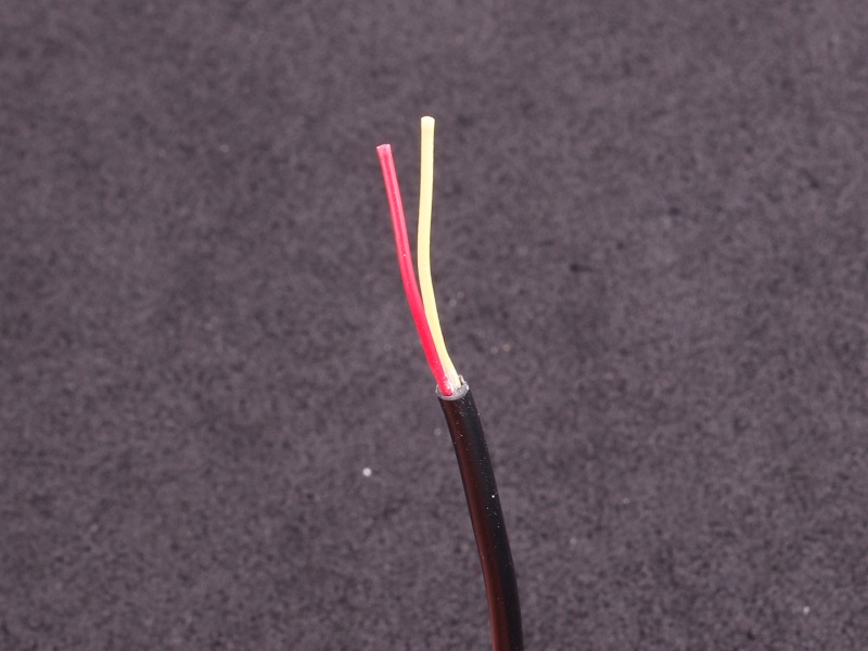 EGT kabel (2 ledere) svart KX-PVC