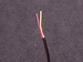 EGT kabel (2 ledere) svart KX-PVC