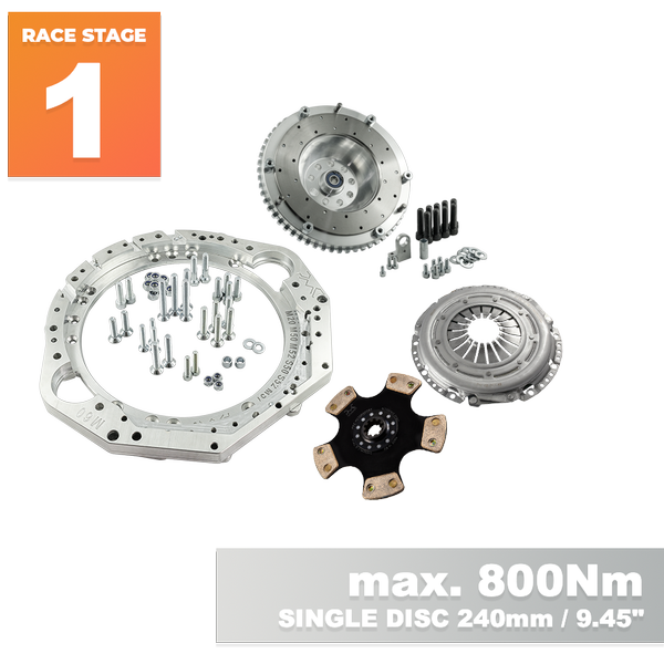 PMC RACE STAGE 1 BMW M62 S62 - BMW M57 / E46 S54 M3 - 240mm / 9.45"